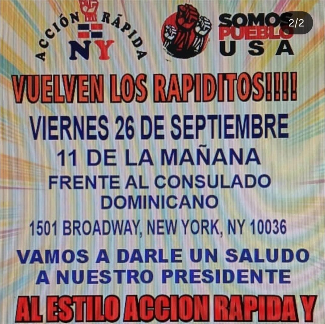 Organizaciones plantean piquete en consulado durante visita de Abinader a la ONU