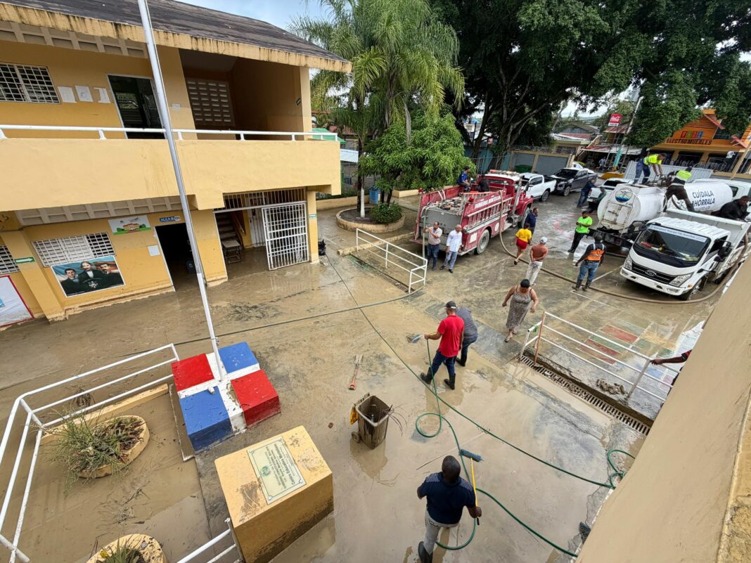 Infraestructura Escolar interviene siete escuelas afectadas por inundaciones en Puerto Plata
