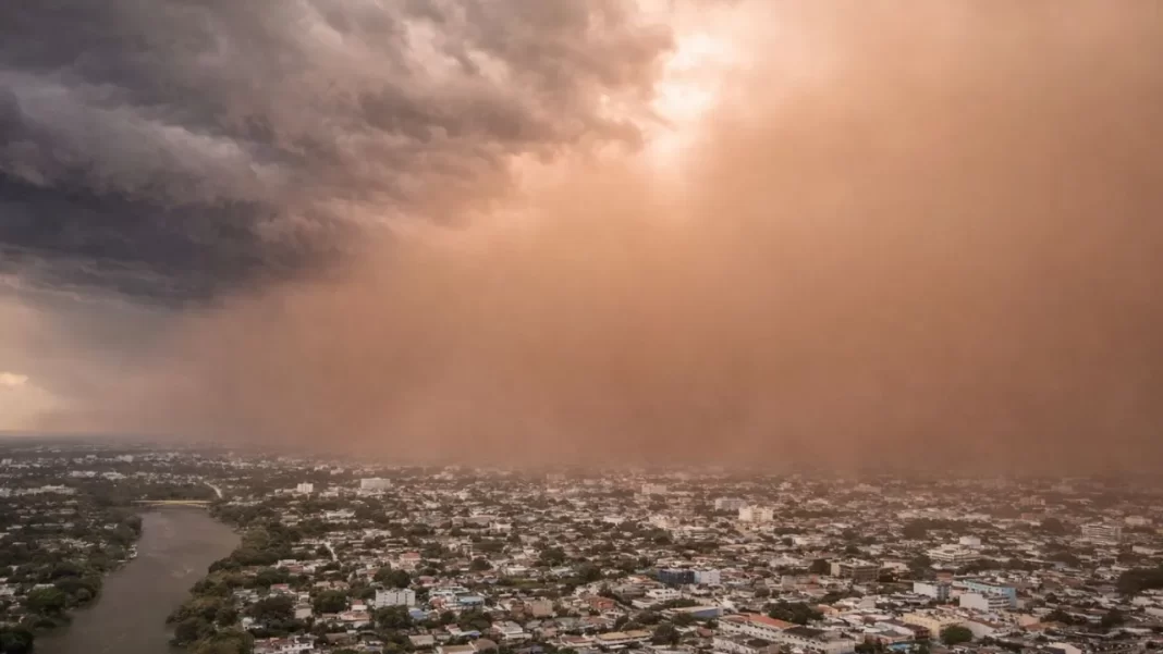 POLVO DEL SAHARA MANTENDRÁ EL AMBIENTE CALUROSO