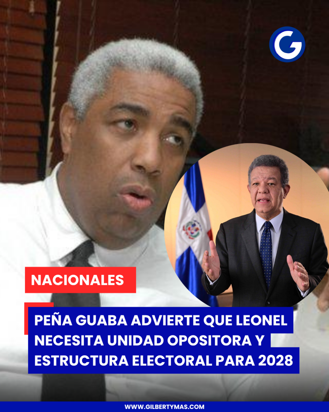 Peña Guaba advierte que Leonel necesita unidad opositora y estructura electoral para 2028